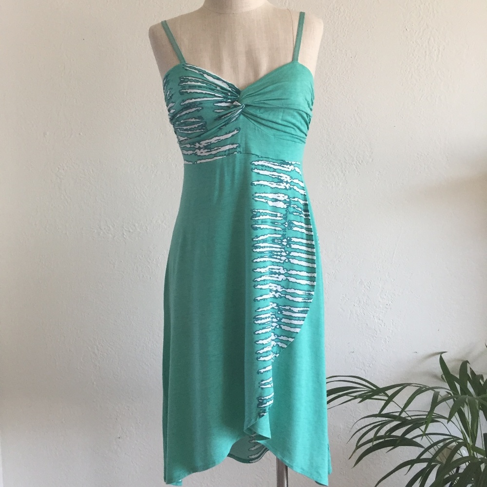 Plenty by Tracy Reese Slip Blue/Mint Print Dress
